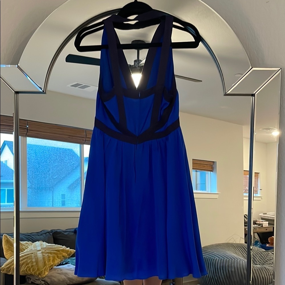 Maeve Blue V-Neck Sleeveless Sundress - Picture 2 of 6